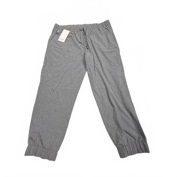 Pants - Lululemon Gray Women's athletic jogger pants size‎ 3xl NWT